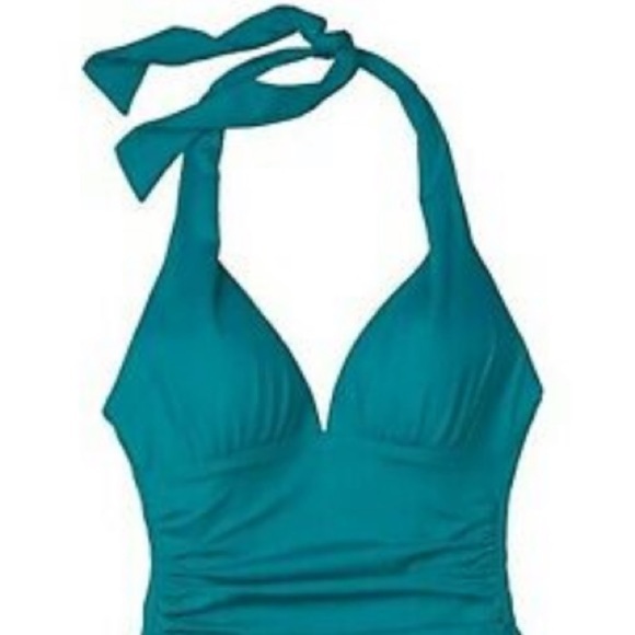 LAUREN Ralph Lauren Halter One Piece Swimsuit - Picture 2 of 8